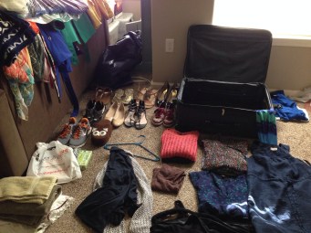 Sometime before I leave tomorrow I will have convinced myself that I can't bring nine pairs of shoes to Europe.