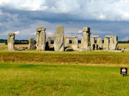 Stonehenge in the late afternoon.
