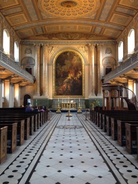 The stunning interior of the chapel.