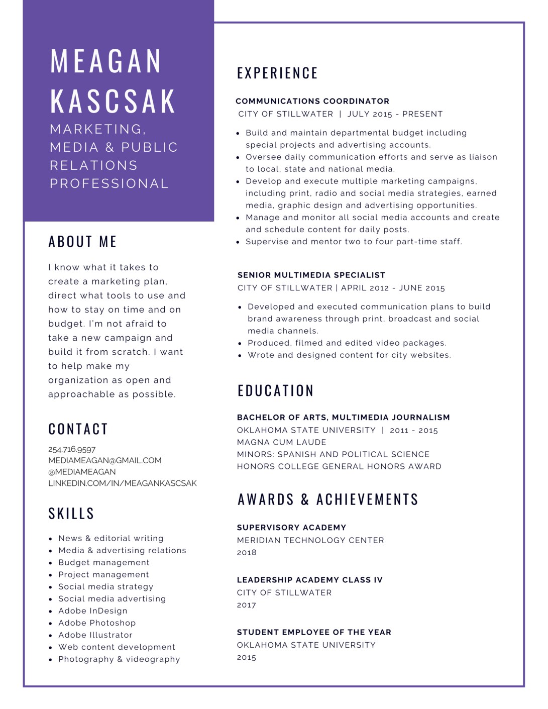 Meagan Kascsak Resume